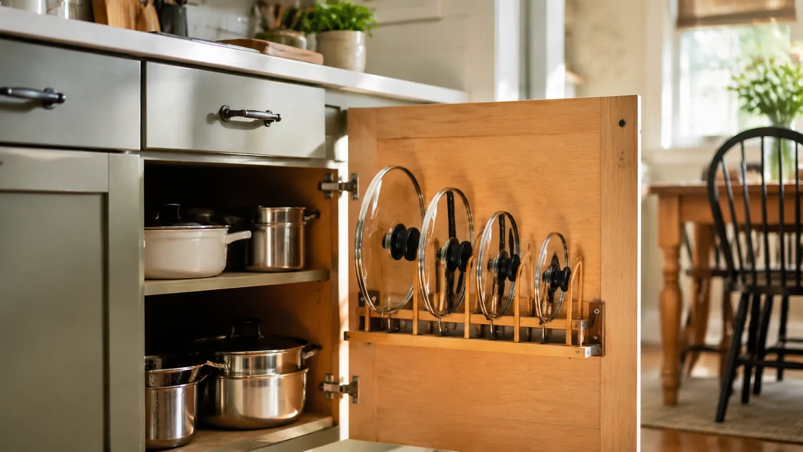 10 Reasons a Pot Lid Organizer Fixes Cabinet Chaos for Good